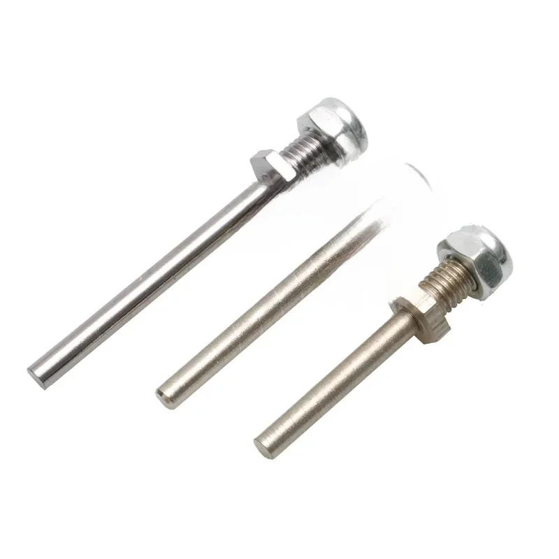 Axe de roue en acier avec raccords d'arbre de train d'atterrissage kg, pièces de rechange d'avion modèle RC, 1 paire, diamètre 3mm, 4mm, 5mm, 6mm, figuré, filetage M5, M6, M8