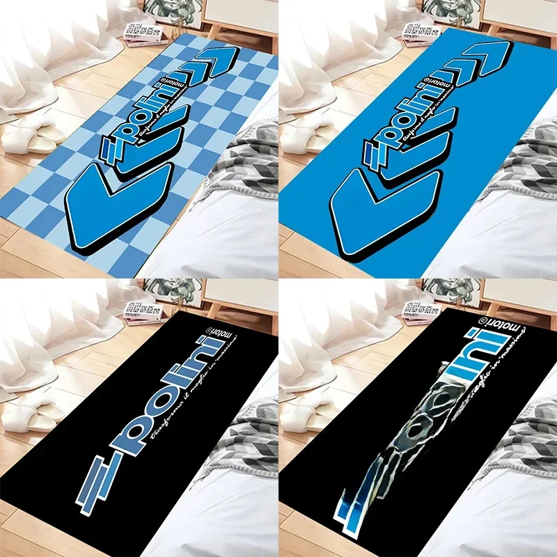 P-Polini-italie s-scooter r-racer tapis tapis de Garage course Cool Moto affichage Moto affichage tapis d'affichage anti-dérapant décoration de la maison tapis
