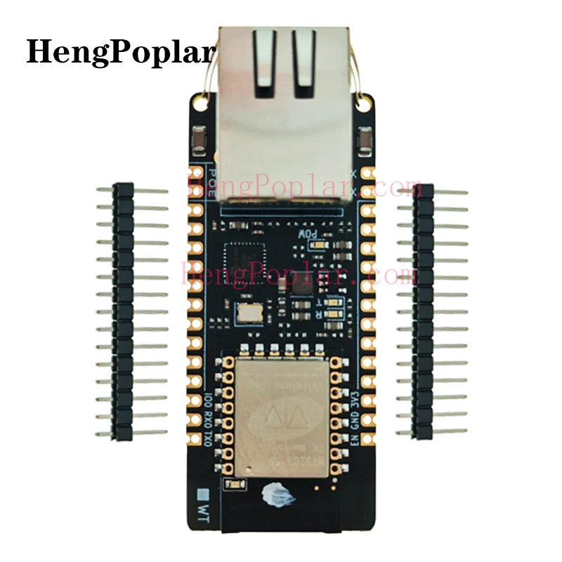 POE Module ESP32-C3 Expands DM9501 Ethernet WIFI Bluetooth Small Gateway and Supports POE Power Supply equipped with ETH01-EVO