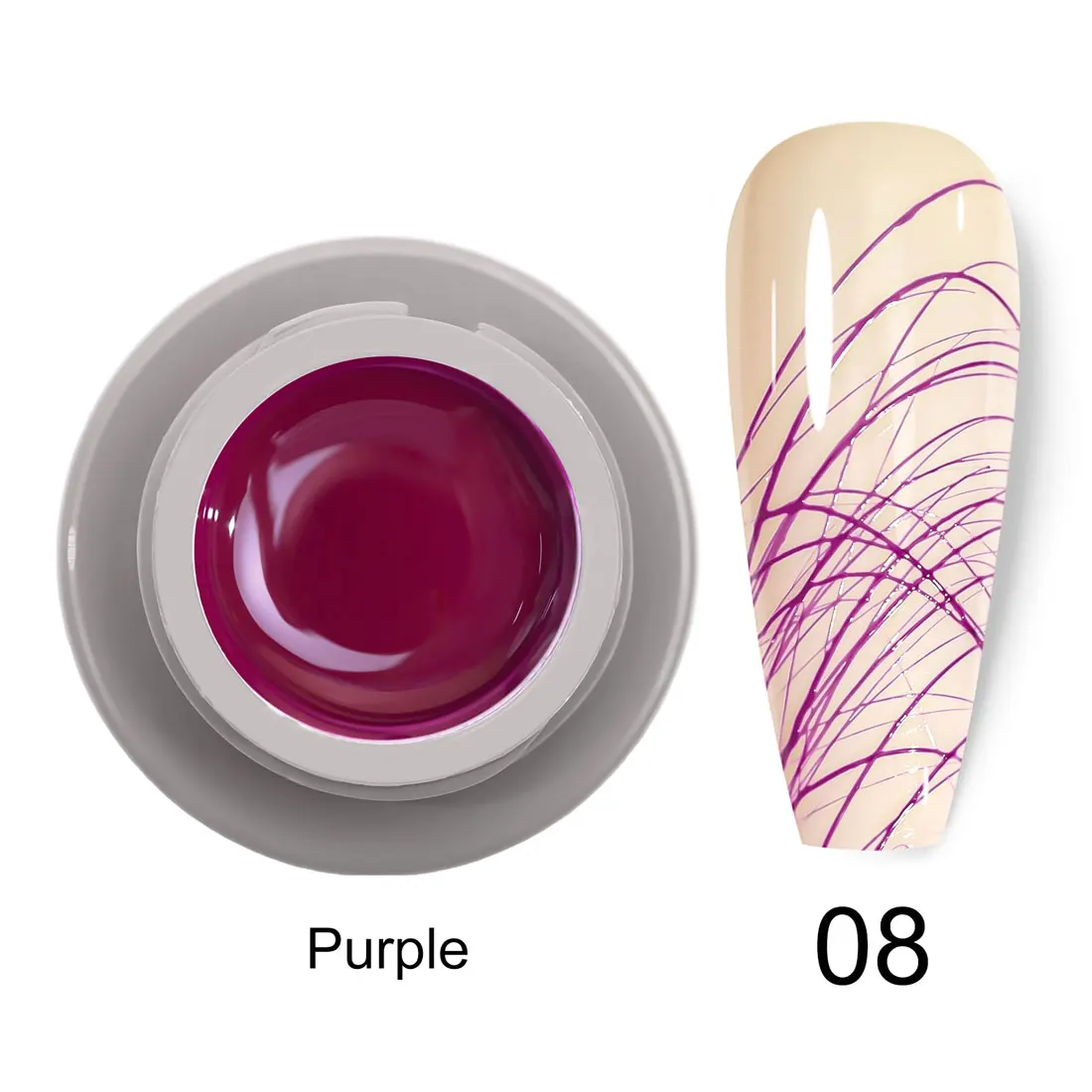 VENALISA Zeichnen Malerei Gel Spinne Gel Nail art Design Reine Farbe Tränken weg vom UV LED 3D Relief Gelee Glas Splitter malerei Gel