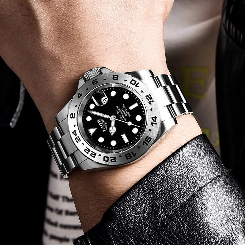 2023 New LIGE Design Top Brand orologi al quarzo sportivi da uomo in acciaio inossidabile da polso 30M cronografo impermeabile Luxury Reloj Hombre