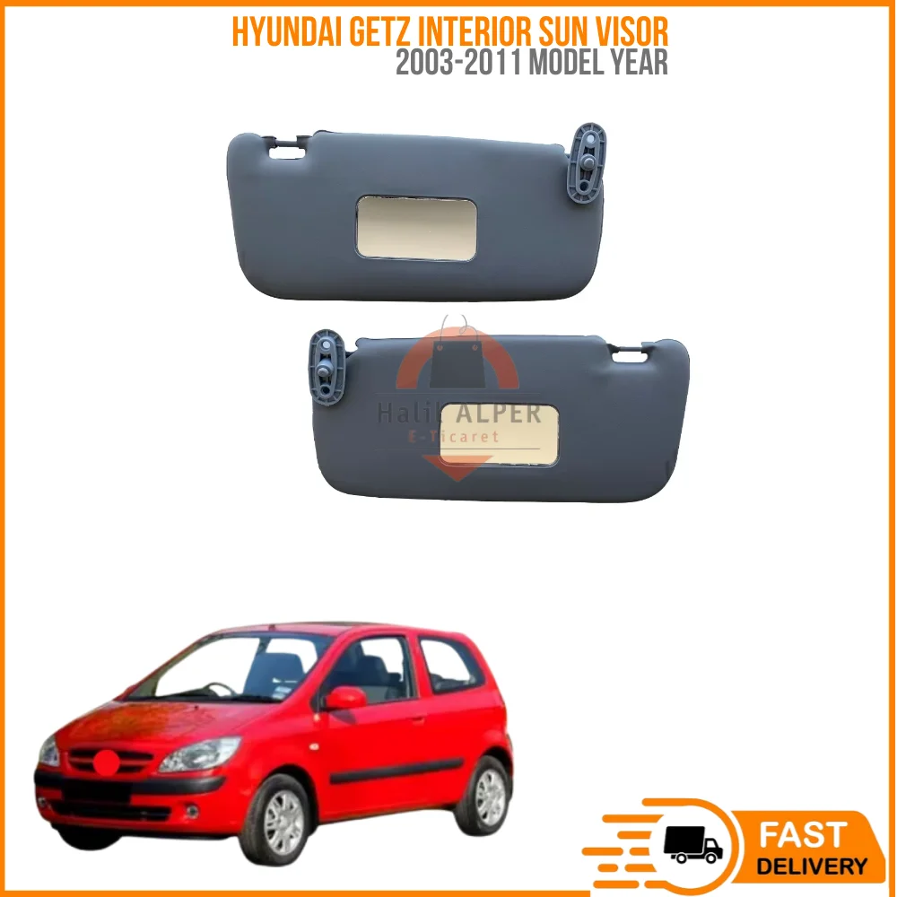 For Hyundai Getz interior sun visor 2003-2011 car sun protection left right suit make-up mirror car accessories