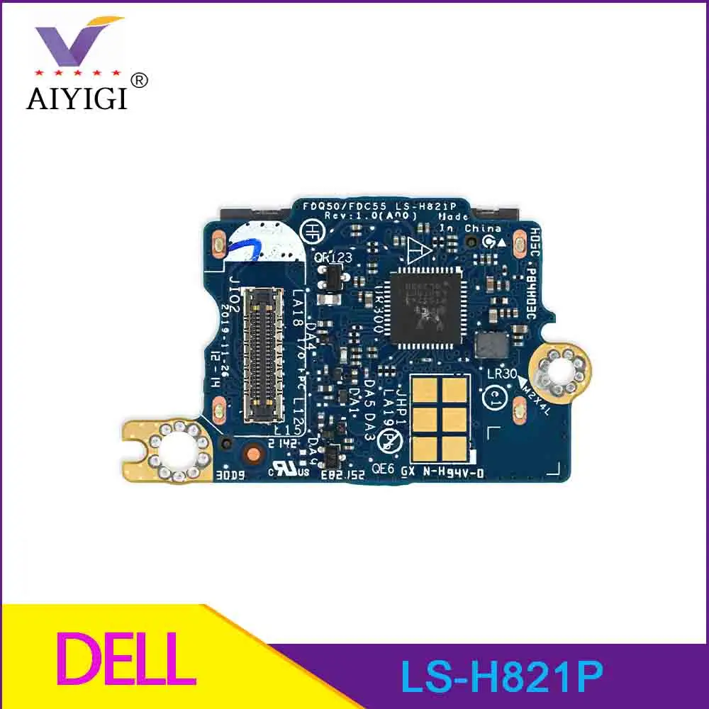 Original For Dell XPS 15 9500 Precision 5550 SD Card Reader IO Circuit Board H2HGT 0H2HGT LS-H821P