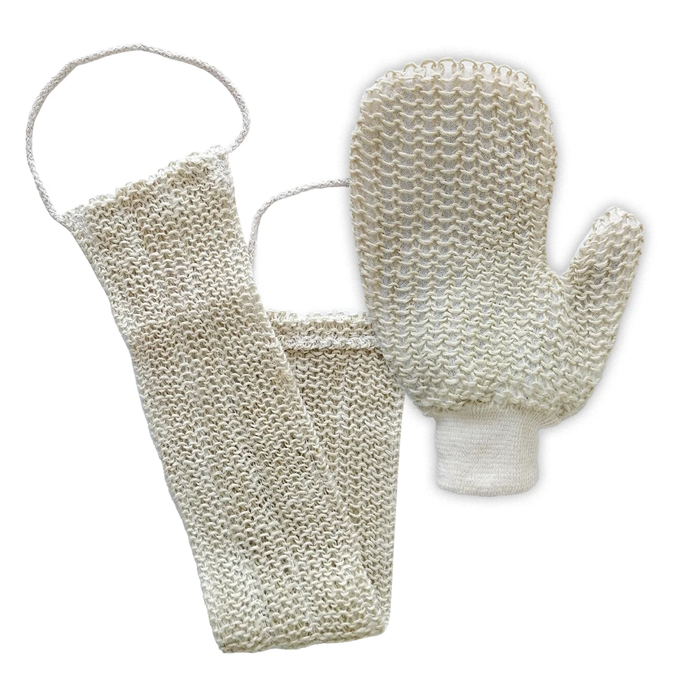 

Back Glove Scrub Wash Peeling Bath Scrub Set of 2 Scrub Bath Back Strip Long Scrub