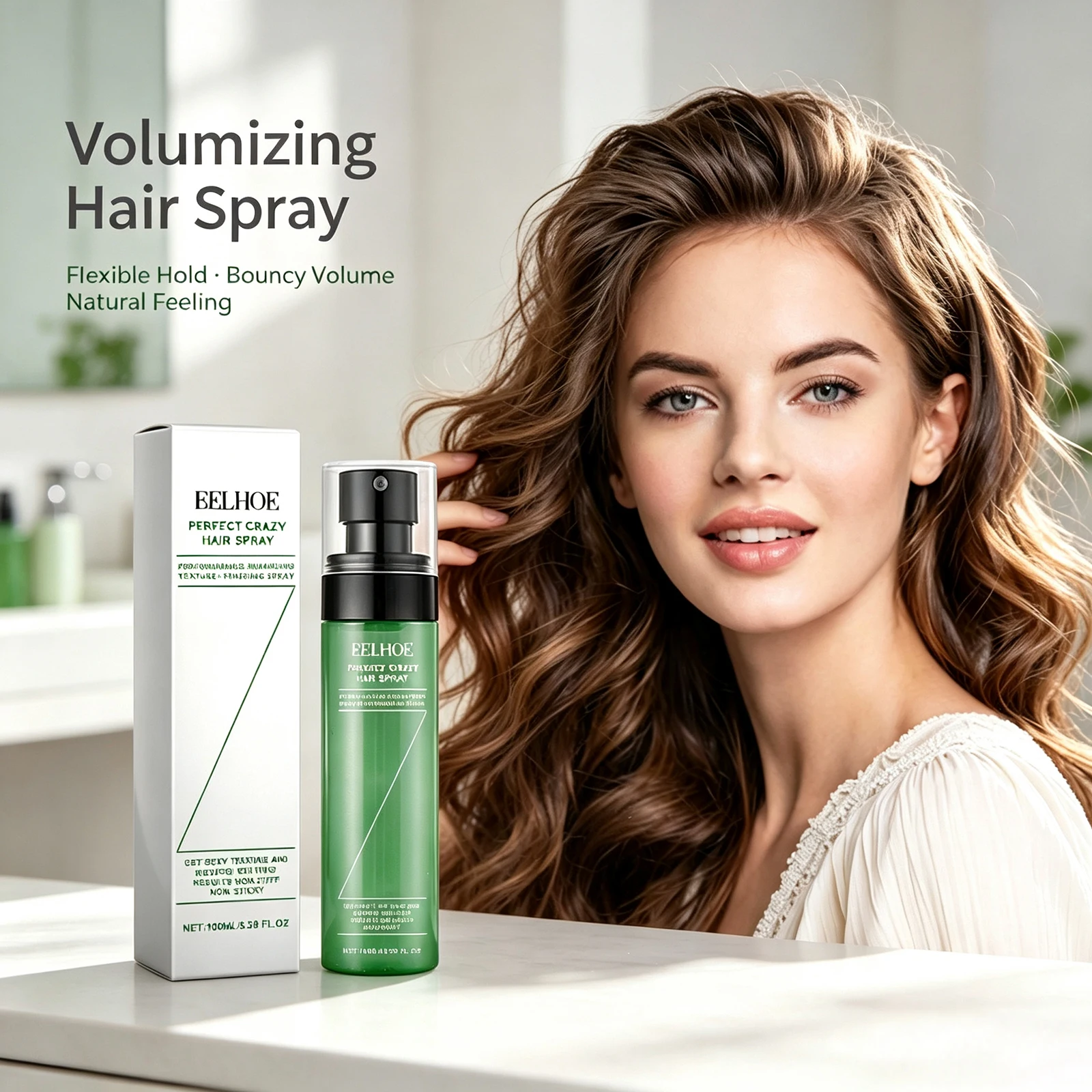 Setting Spray - สเปรย์จัดแต่งทรงผม Eelhoe Fluffy Hair Styling Spray