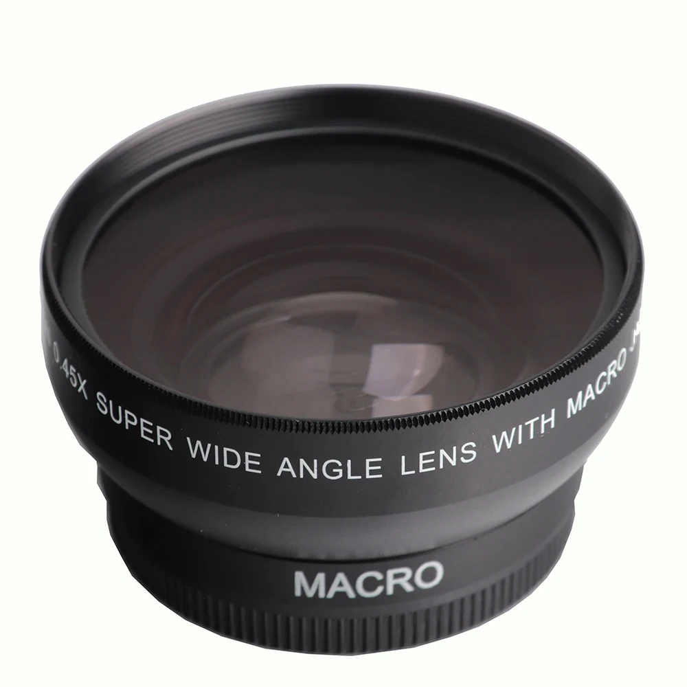 Lightdow 58MM 0.45x Wide Angle Lens + Macro Lens for Cannon 5D/60D/ 70D/ 450D / 500D /1000D/ 550D / 600D /1100D 18-55MM Lens