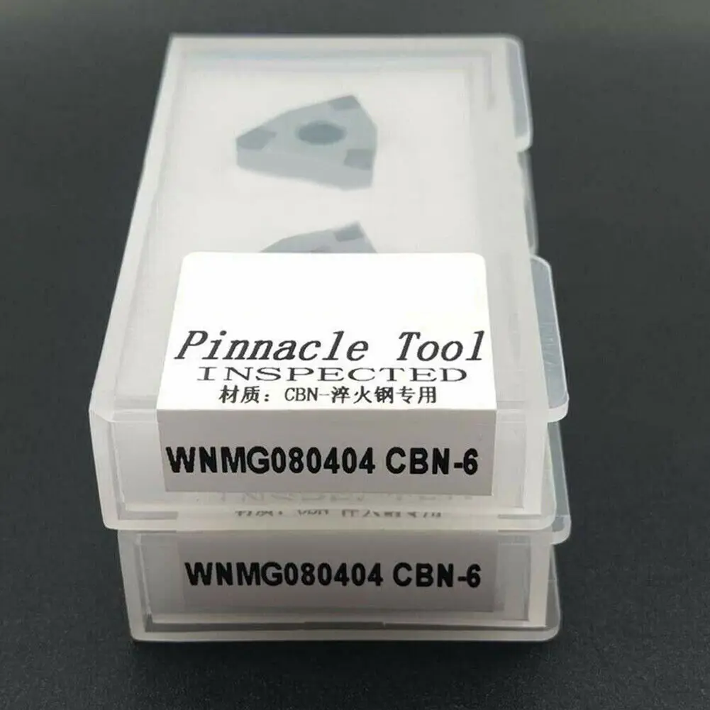 WNMG080404 CBN-6 WNMG431 / WNMG080408 CBN-6 WNMG432 inserto in acciaio temprato in nitruro di boro per supporto MWLNR/ L