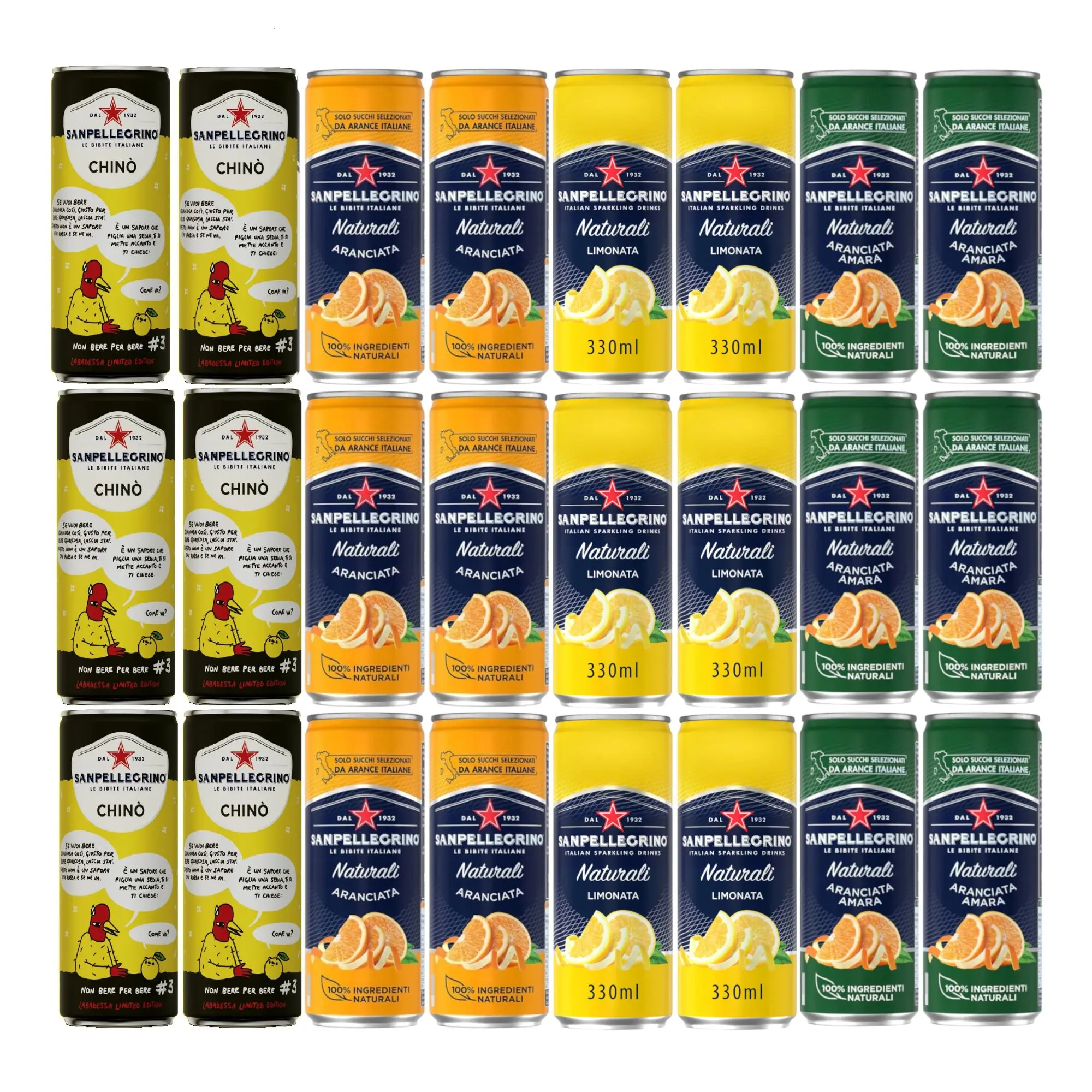 مشروب سانتا بيليجرينو المكربن ، حمضيات رانسياتا تشينو ، 24x42 مل #1