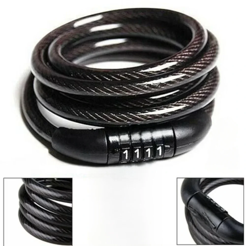 AliExpress XMSJ Bicycle Security Lock 4 Digit Code Mountain Bike Security Chain Padlock Fixed Code Anti-theft Lock