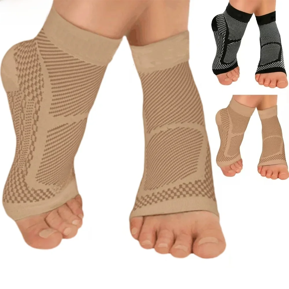 Attelle de soutien de cheville de sport, 1 paire, manchon de Compression, chaussette pour fasciite plantaire, tendinite d'achille, douleurs articulaires, gonflement, épur de talon