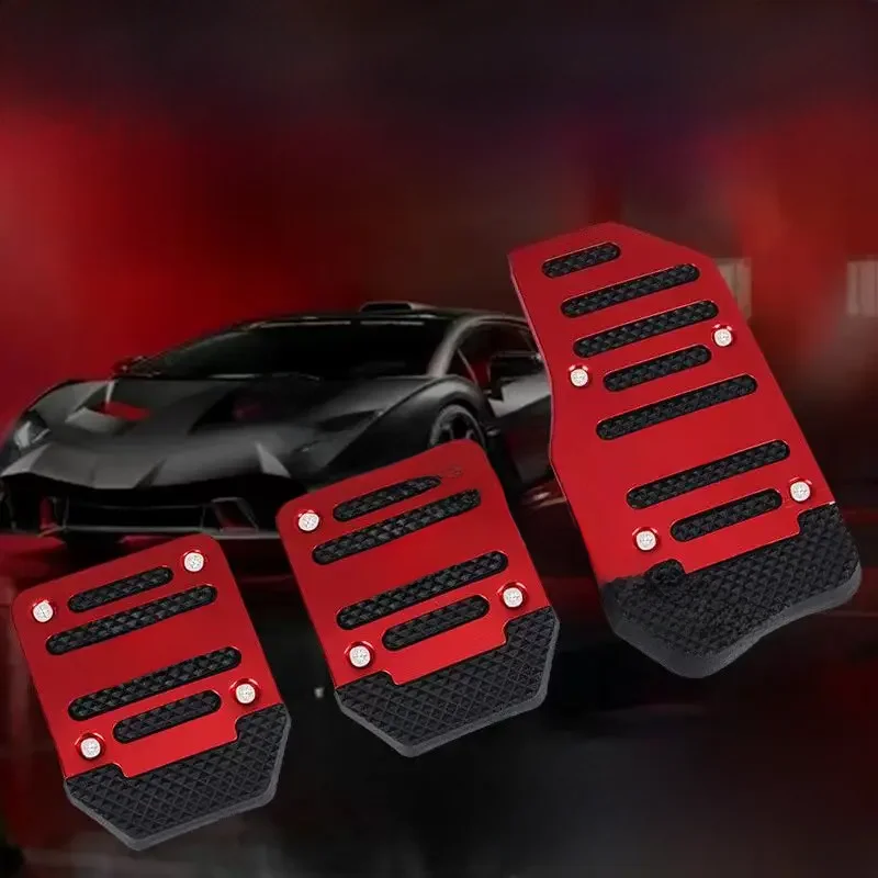 New General Motors automatic/manual transmission aluminum pedal cover,clutch pedal stainless steel anti slip pad car accessories