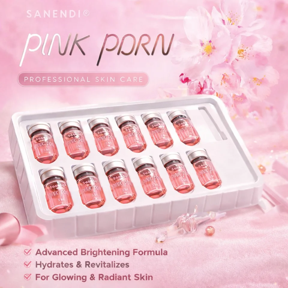 2026 SANENDI Pink PDRN Serum Cocktail Face Care Essence Hydrating