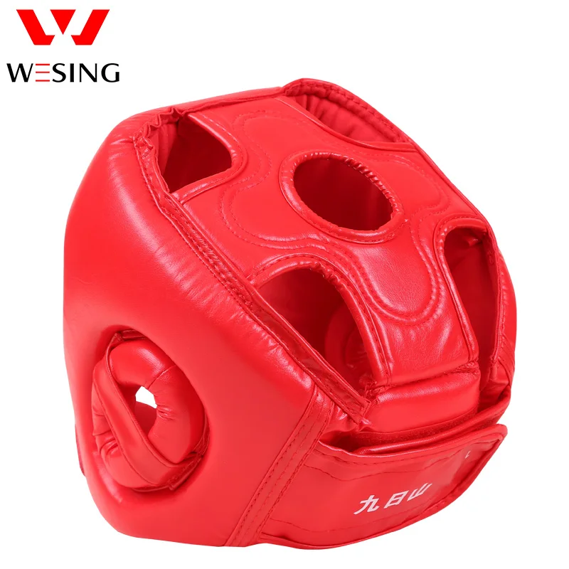 Wesing Boxing Head Guard Sanda Headgear Kickboxing Sparring Helmet Fighting Head Protector