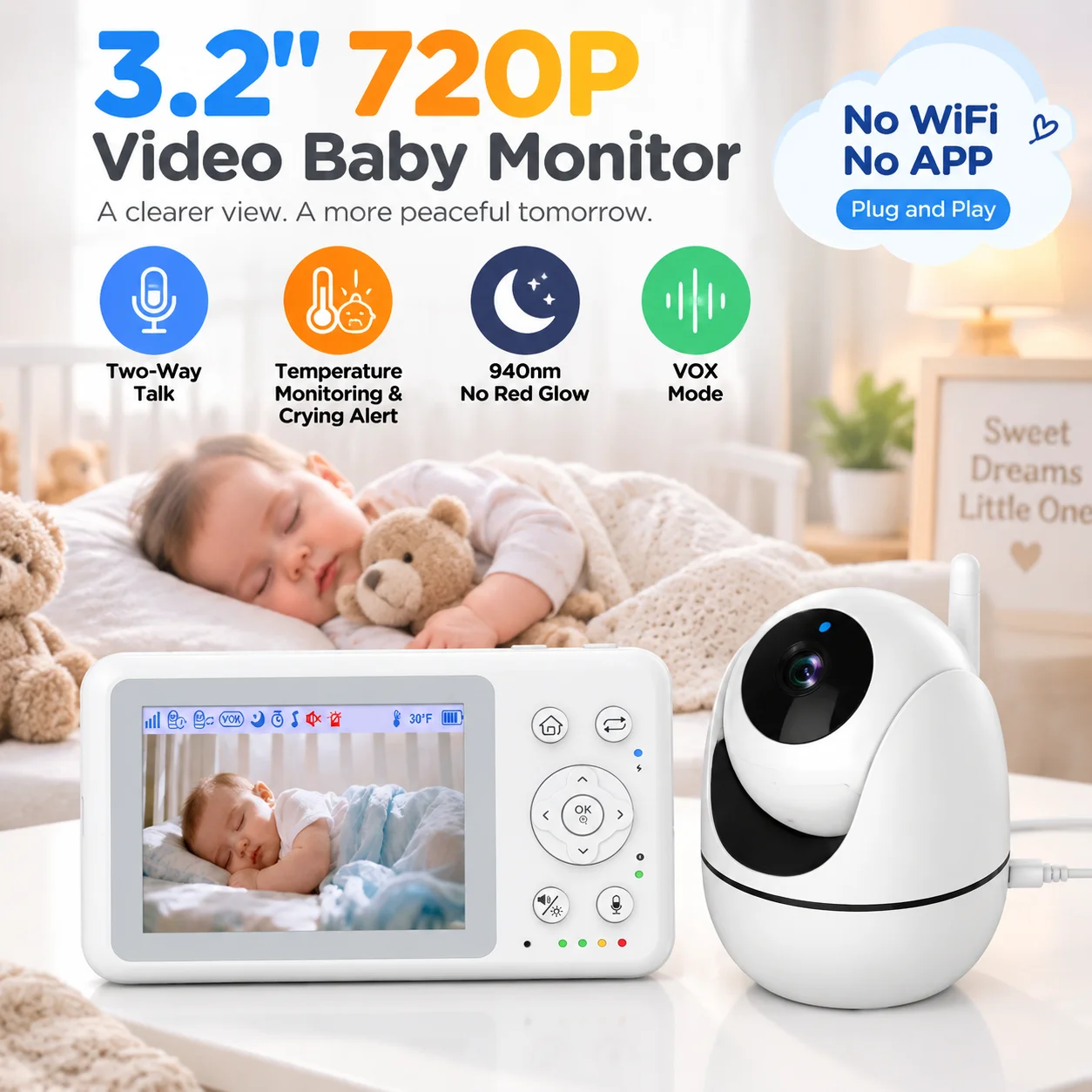 2-720p-baby-monitor-eu-plug-no-wifi-no-app-two-way-audio-vox-cry-detection-temperature-alarm-night-vision-2x-zoom