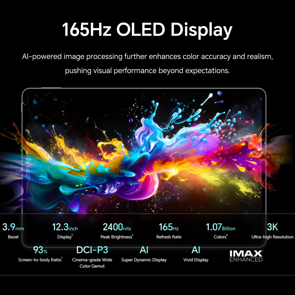 HONOR MagicPad 4, Tablet versión europea, batería de 10100 mAh, pantalla OLED de 12.3 pulgadas y 165 Hz, Snapdragon 8 Gen 5, BT6.0, tablet Android 4