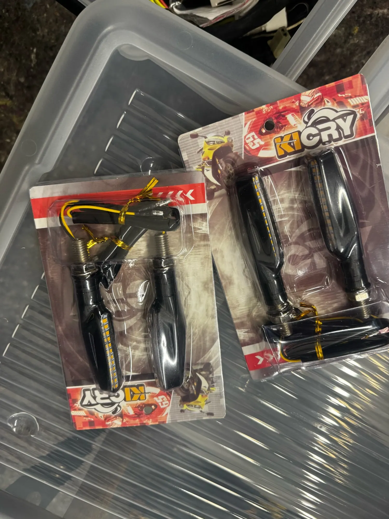 Flowing LED Motorcycle Turn Signal Lights photo review