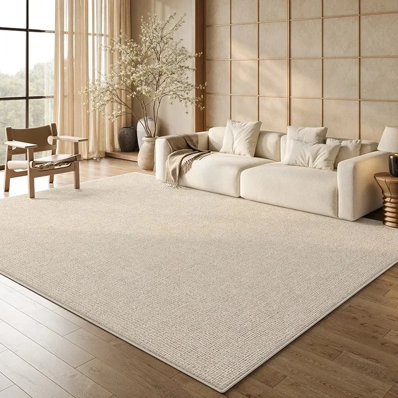 Groot tapijt voor woonkamer Licht Luxe Eenvoud Slaapkamer Kamer Nachtkastje Tapijt Home Decor Beige Bank Salontafel Vloermat Tapis - afbeelding 2