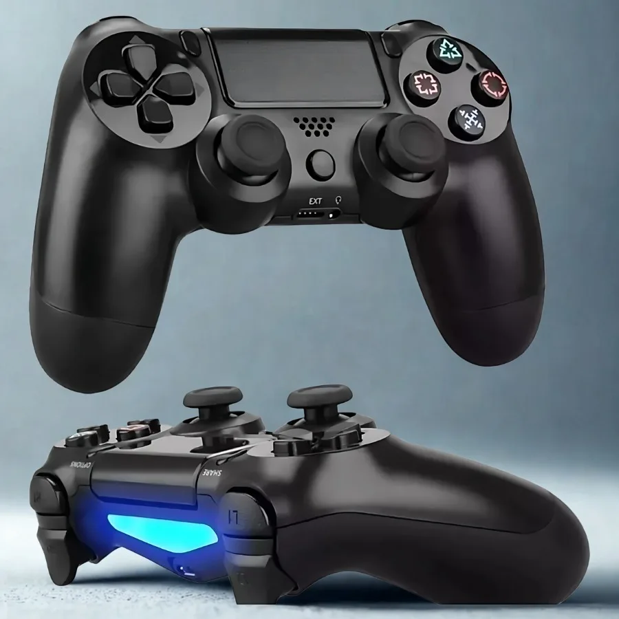 Wireless Game Controller For Playstation 4/PS4 Pro/Slim/PS3/PC/IOS/Switch Console W/ Turbo Dual Vibration