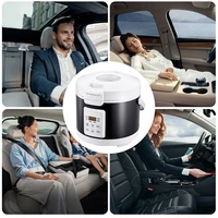 Cuiseur à riz électrique 12V 24V 220V 3L, voiture, camion, soupe électrique, bouillie, Machine de cuisson des aliments, cuiseur à vapeur chauffant 6