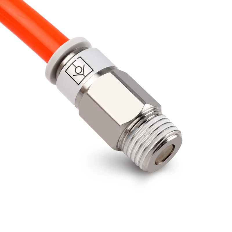 Válvula pneumática, 1-10pcs, SPC, VPC, M5, 1/8 ", 1/4", 3/8 ", 1/2", rosca BSP, tubulação de ar, válvula de retenção rápida, conector de válvula de sentido único
