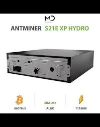Купите 3, получите 2 бесплатно Bitmain Antminer S21e XP Hyd 3U 860Th/s 11180 Вт Bitcoin Miner Гидроохлаждение