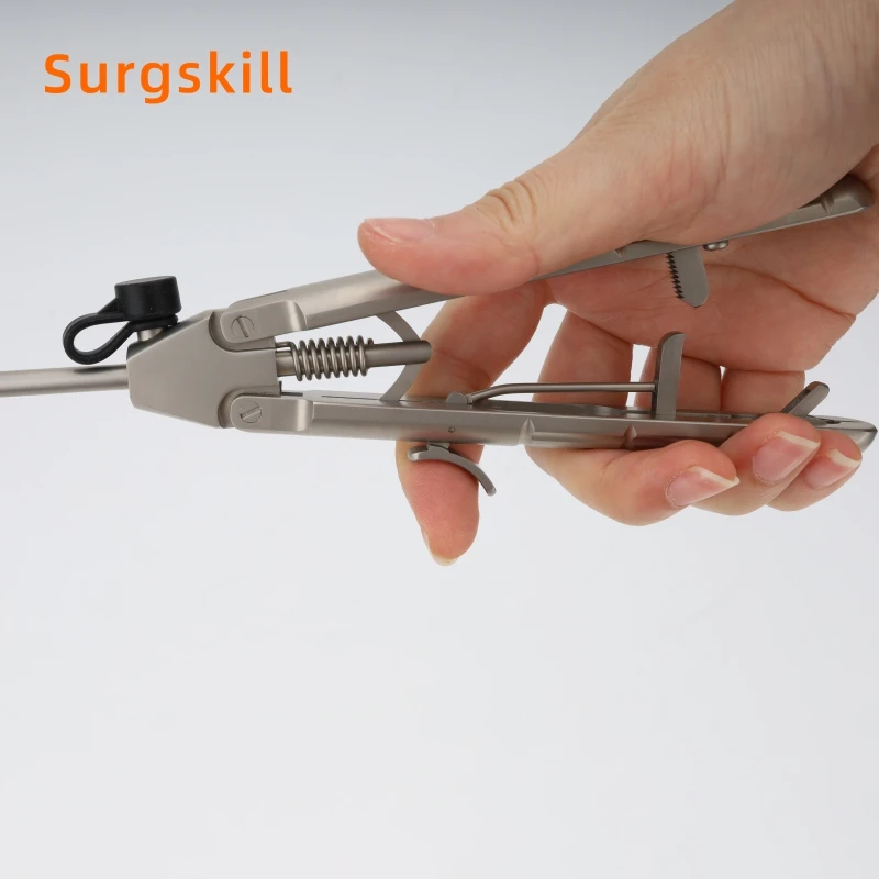 Medical Needle Holder Straight Handle For Laparoscopic Surgery