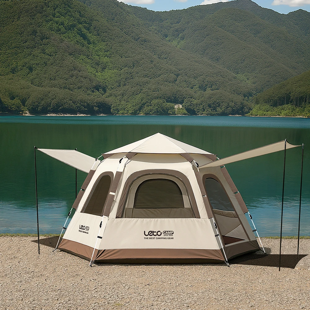 레토 육각돔 원터치텐트 그늘막 쉘터 캠핑 피크닉 LCE-OT02 - 2