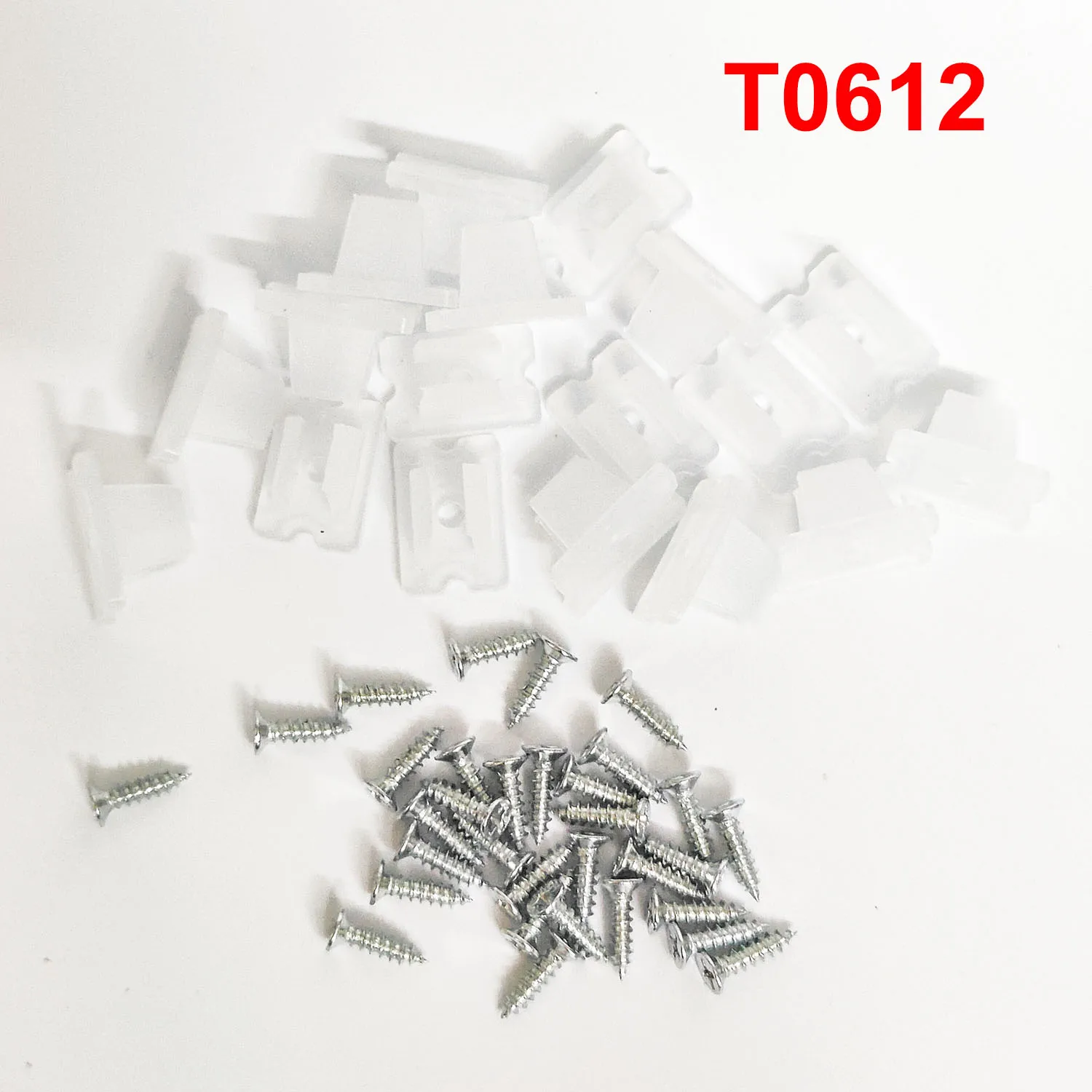 Led Connector Fix Clips Plastic Accessories Mounting Fixing on Wall For 6MM 8MM RGB 5050 Neon Strip Light 5pcs-100pcs