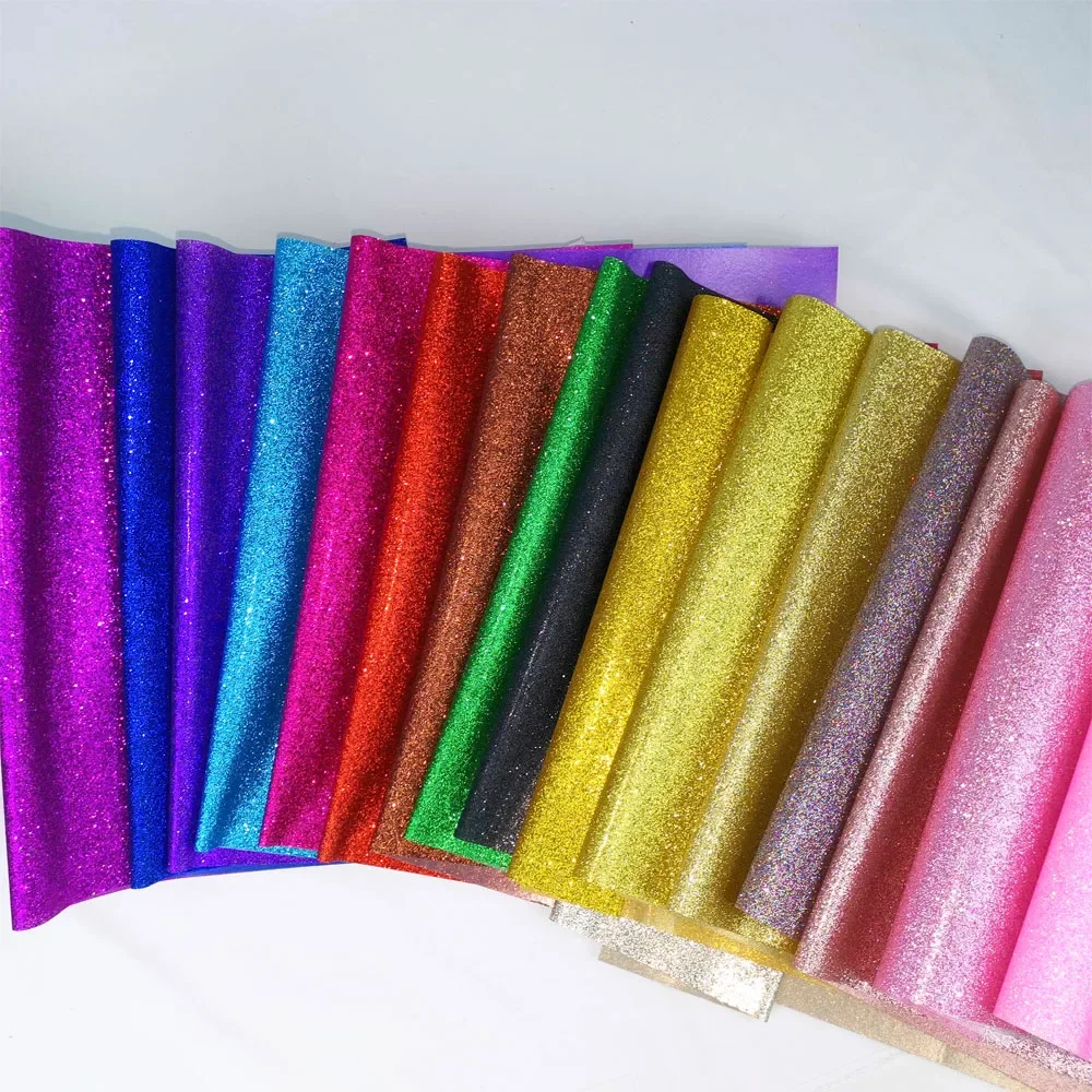 Rouleau de vinyle à transfert de chaleur à paillettes, 30cm x 20cm, presse à chaud, fer sur Film HTV en vinyle pour t-shirts, cadeaux artisanaux pour la décoration