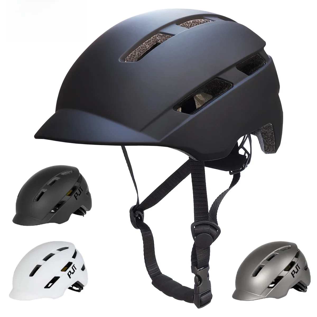 AliExpress PJT New Cycling Helmet Safety Cap Ultralight Cycling Helmets Road Mtb Racing Bike Equipments Women Men In-Mold Bicycle Helmet