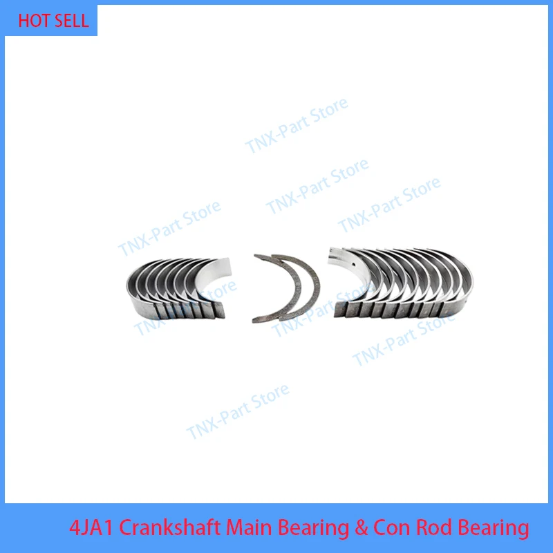 

For Isuzu 4JA1 Crankshaft Main Bearing Connecting Rod Bearing Set With Thrust Washer Overhaul Rebuild Kit
