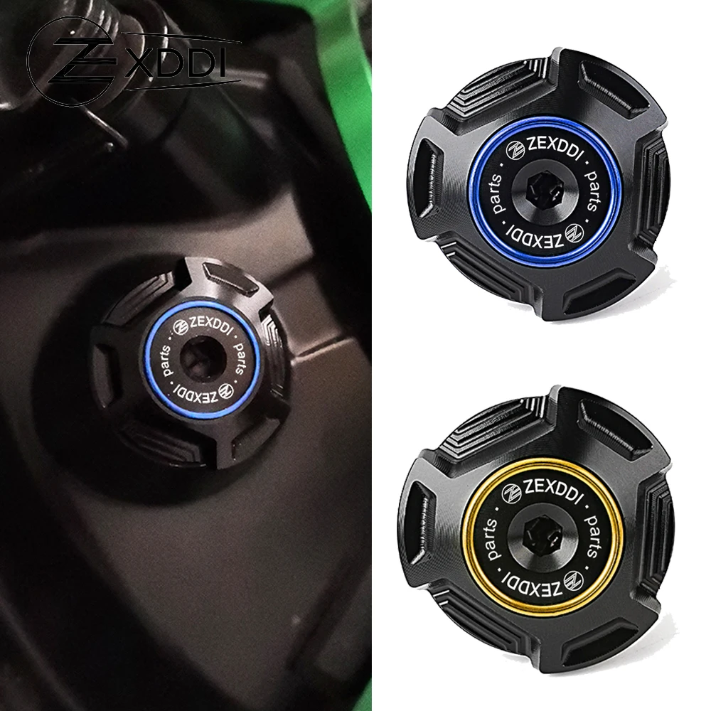 

ZEXDDI Oil Plug Cover Fit For Kawasaki versys 650 1000 Versys650 Versys1000 versys 1000 SE Motorcycle Engine Oil Filler Cap