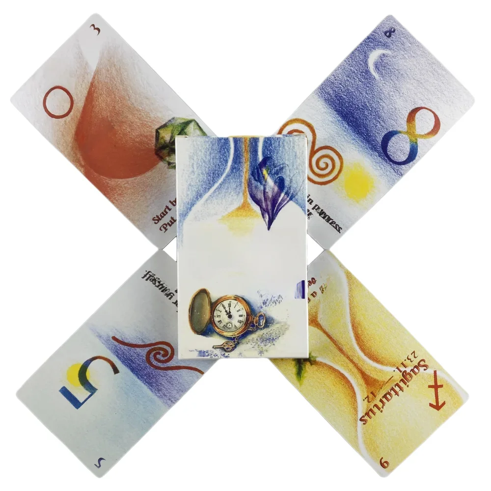Cards Of Time Find The Right Moment Oracle A Tarot English Visions Divination Edition Deck Board Games With Paper Guide