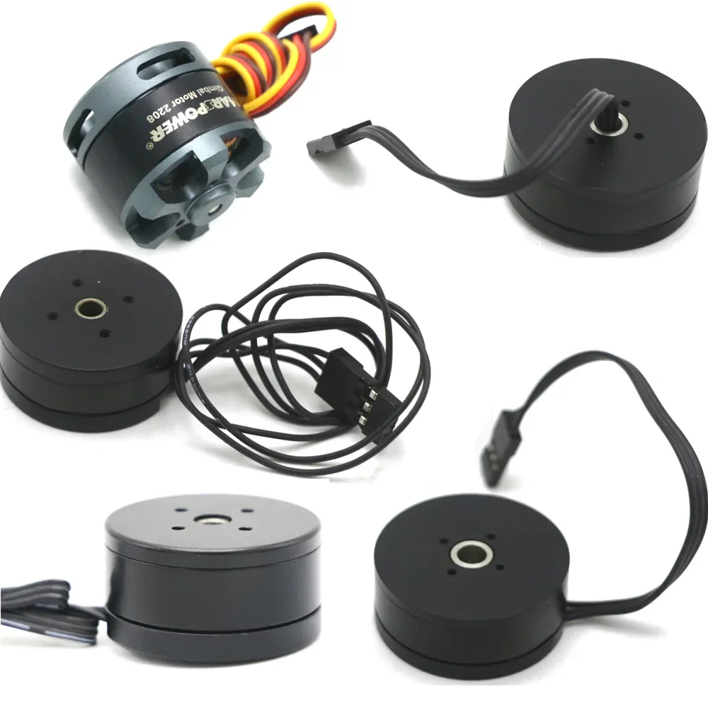 Borstelloze Gimbal Motor 2208 80 T/2204 260KV/2804 100KV/2805 140KV/2206 100 T Voor CNC Digitale Camera Mount FPV - afbeelding 2