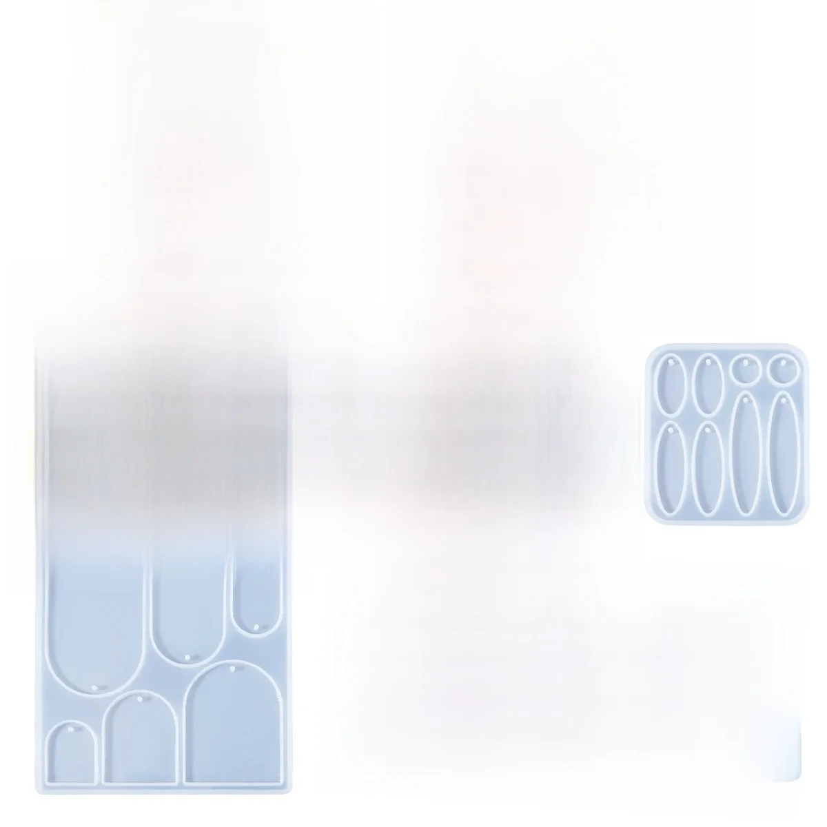 Moule en silicone pour pendentif de boucle d'oreille géométrique, rond, résine xy, bricolage, artisanat en résine, ornements, porte-clés, breloques de collier