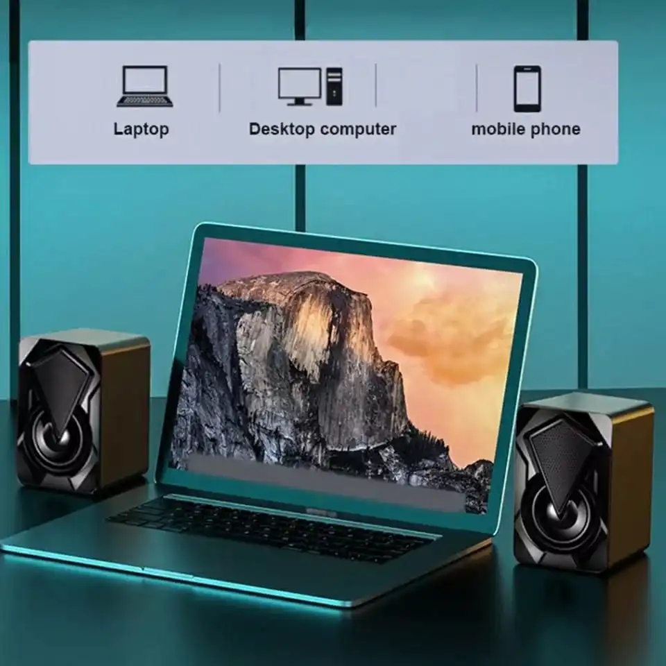 دافوشوب 2 سماعة رقمية متعددة الوسائط USB الفقرة كومبوتادور نوت بوك 2.0 Alta - Venda Nacional Entrega Rápida