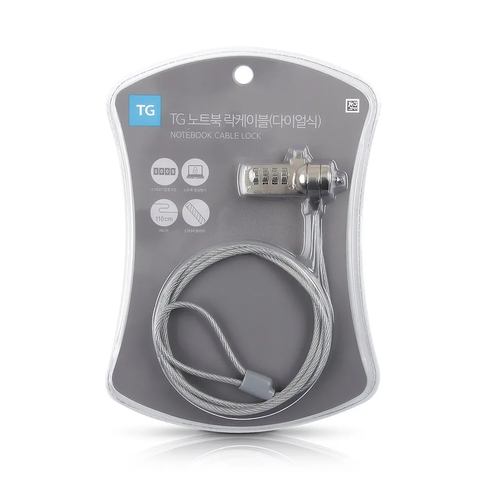 TG Laptop Anti-Theft Cable Kensington Security Slot