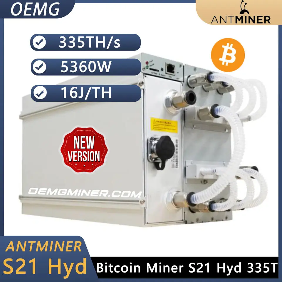 عرض محدود Bitmain Antminer S21 Hydro (319TH) - Bitcoin Miner (BTC)