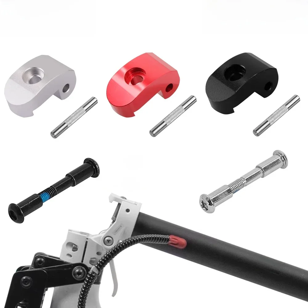 Crochet et vis pliants en alliage d'aluminium pour scooter électrique Xiaomi M365 1S Pro, charnière de verrouillage, boucle de verrouillage pliante, vis à broche