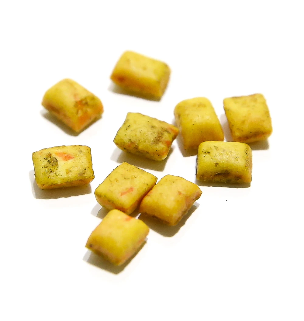 طاولة بالوجبات الخفيفة القط والحبوب ، وجبة بسكويت خفيفة ، 60 x 10ea  جم