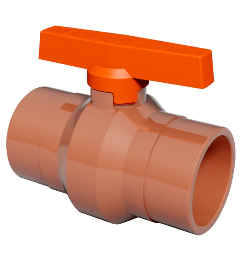 Registro De Esfera Solda Pvc Marrom 20mm Durín