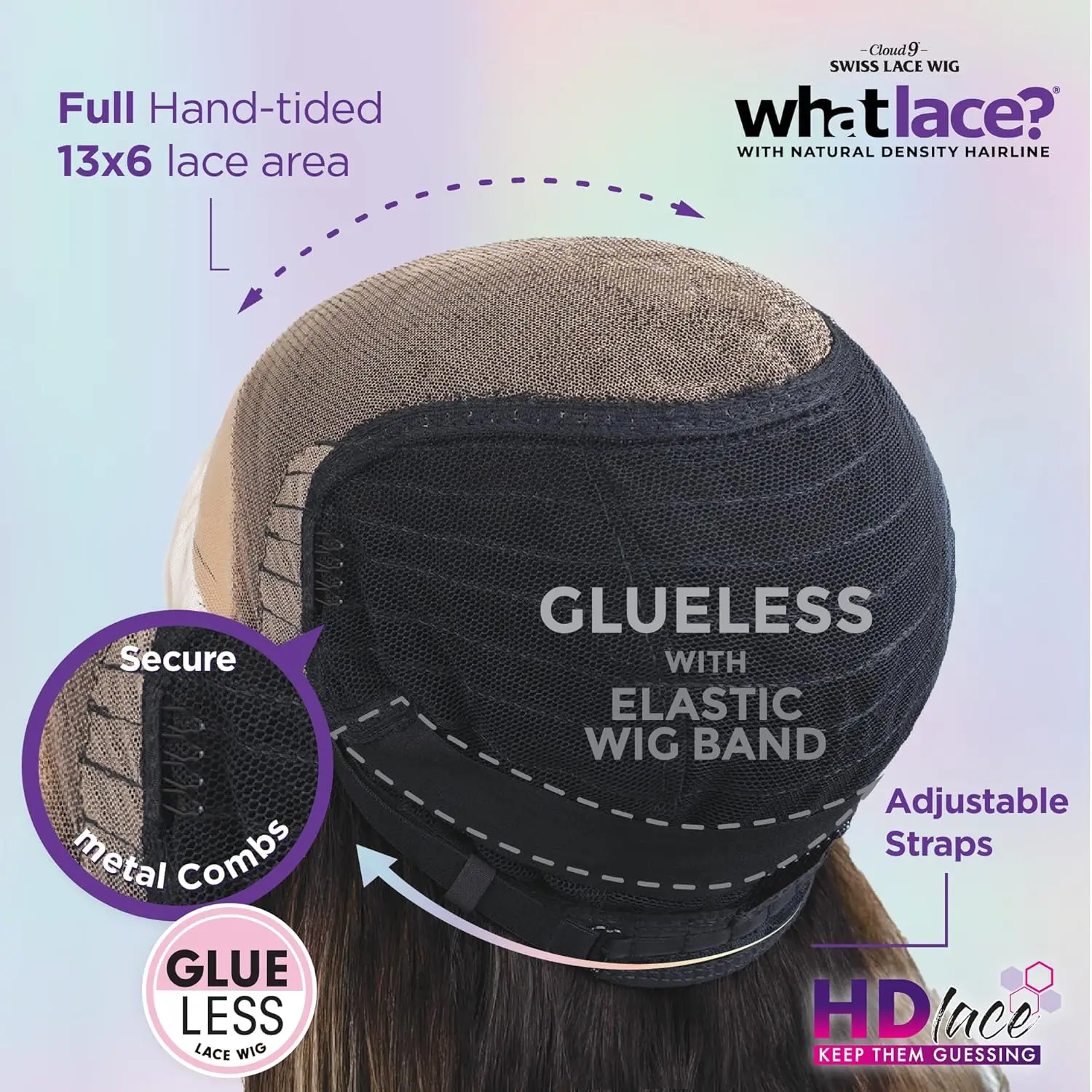 Sensationnel Cloud 9 What Lace HD Lace Front Wig Glueless 13X6 Quiana - Natural Hairline, Effortless Style, Comfortable Fit