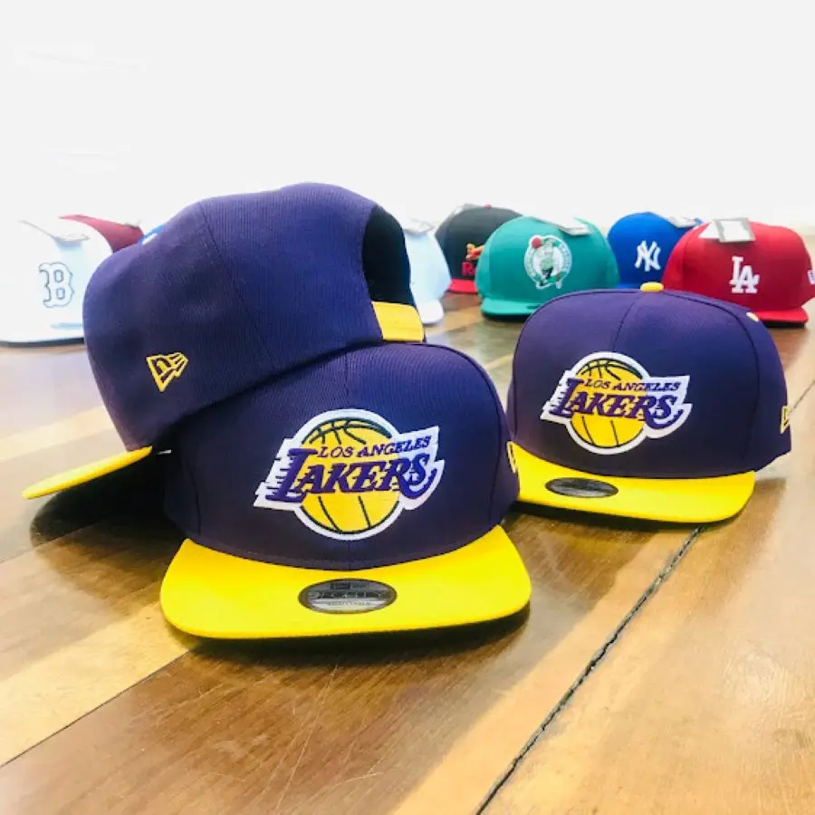 Aba Reta Los Angel Cap. Lak... Basketball, Embroidery Adjustable SnapBack, Male Female, Brazil Shop