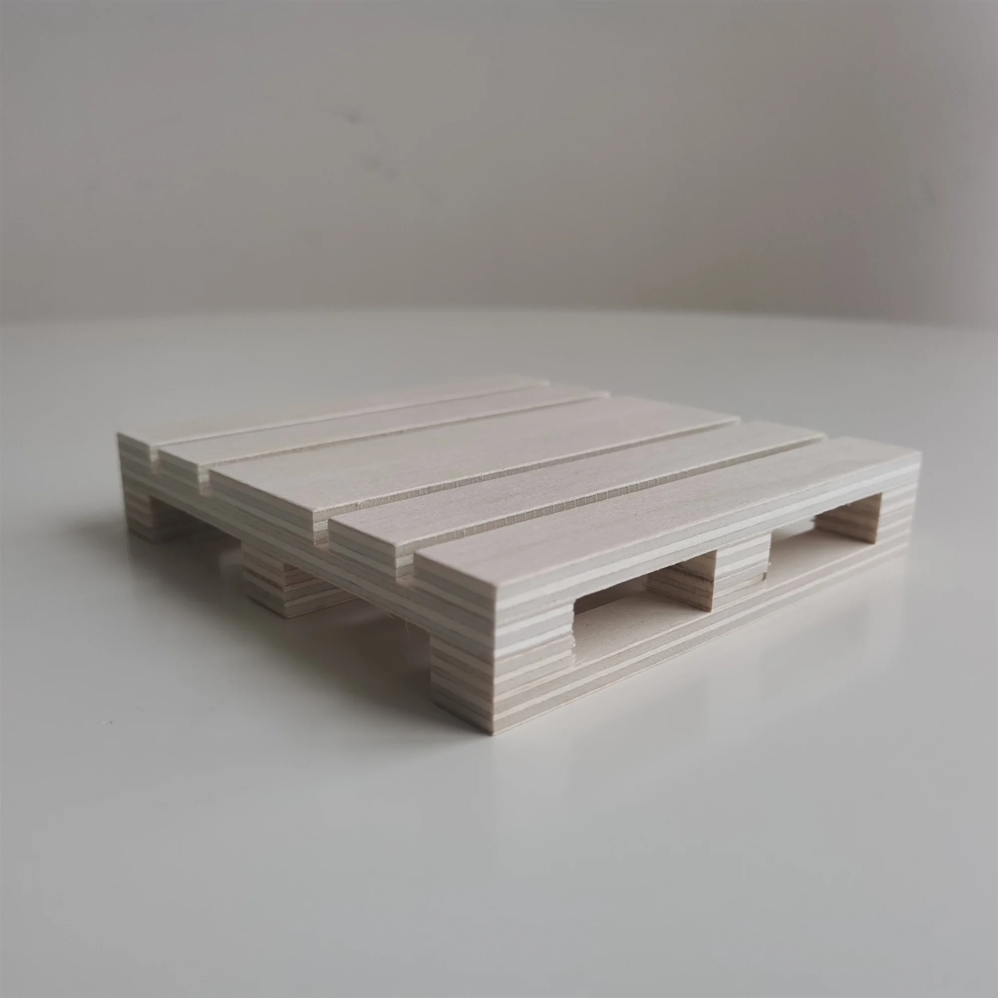 Mini Pallet per tastiera in legno