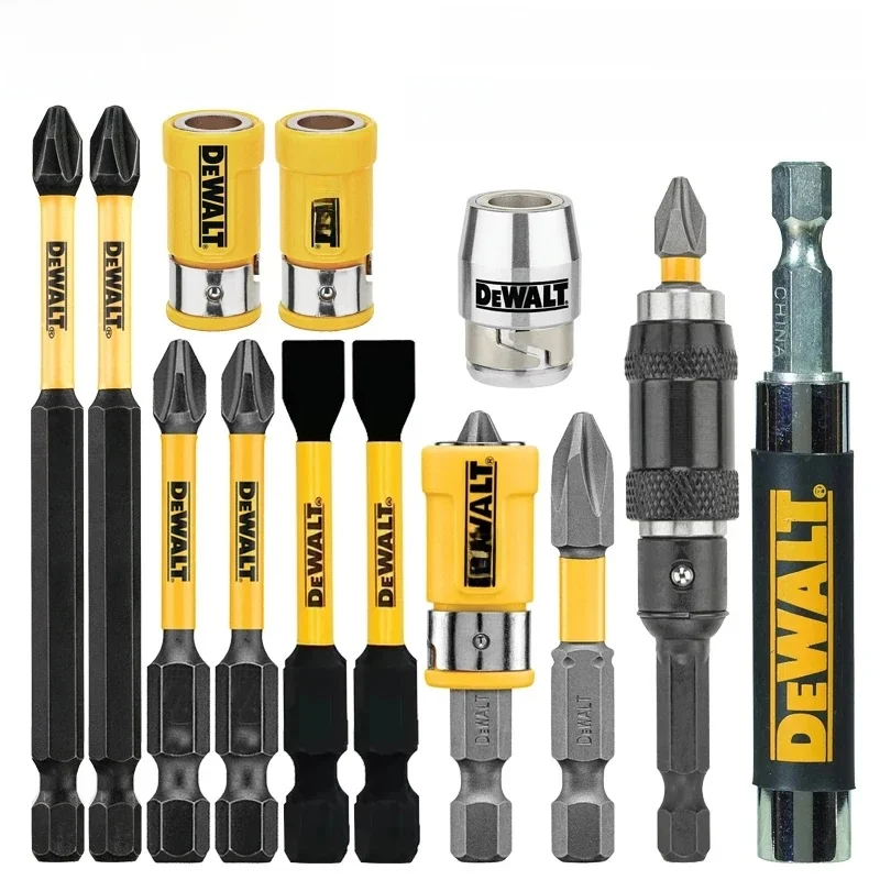DEWALT Akcesoria narzędziowe Seria kombinowana Pręt przedłużający PH2 89MM 57MM 50MM Srebrny/żółty pierścień z tuleją — zdjęcie 2