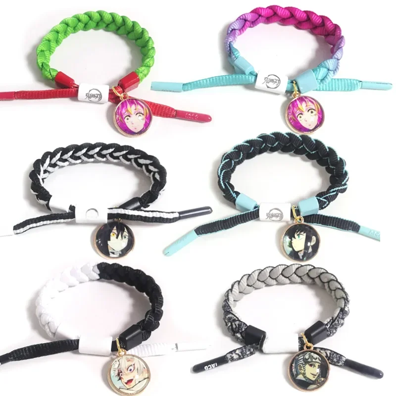 Neue Anime bunte Armband Bennett Nezuko Tanjirou Mitsuri Tengen Obanai Mui chirou Sanemi gewebte