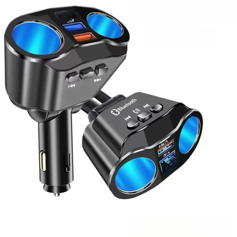 Allume-cigare de voiture, séparateur de prise, chargeur double USB QC 3.0, Charge rapide 12V, prises électroniques, adaptateur d'alimentation