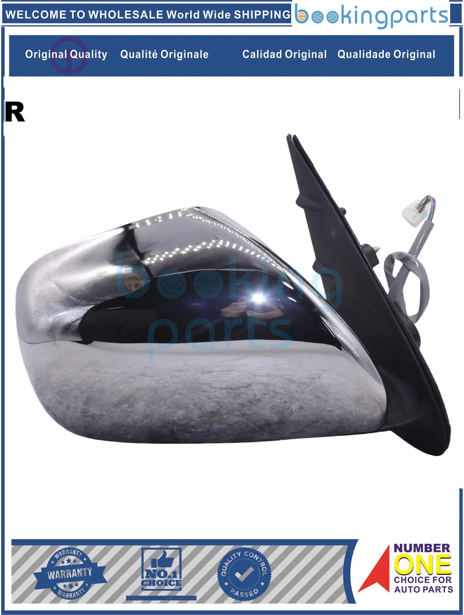 MRR2C363(R),87910-26560,8791026560,87910-26640,8791026640 Car Mirror For TOYOTA HIACE KDH223R 14-17