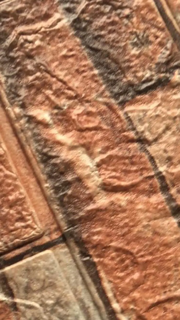 10Pcs 3D Brick Wall Stickers DIY Self Adhensive Decor Foam Waterproof Wall Covering Wallpaper for TV Background Kids Living Room photo review