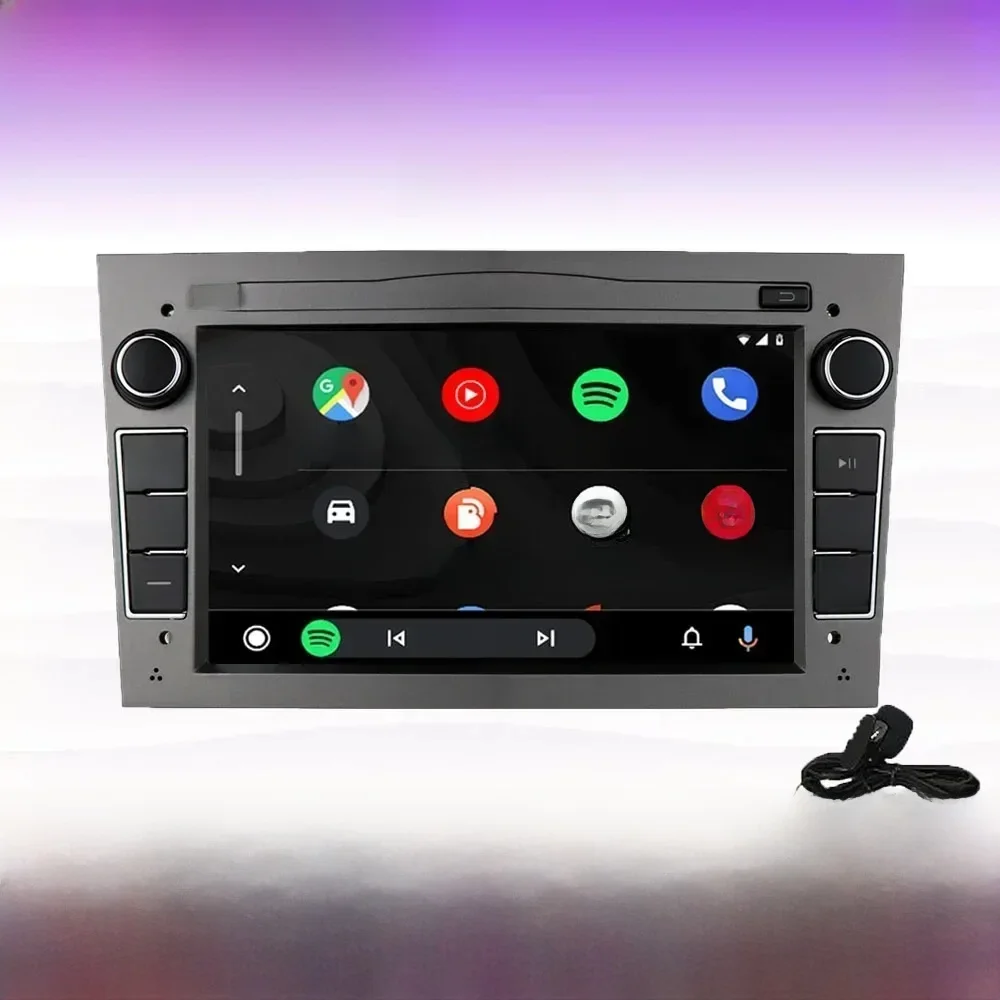 2din Autoradio Android Voor Opel Astra H Corsa C D Vauxhall Vectra Antara Zafira Vivaro Meriva Combo Signum Carplay Multimedia - afbeelding 2